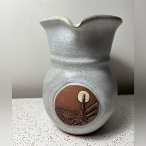 Vintage pottery pitcher Mud Puddle Pottery Canadian artist